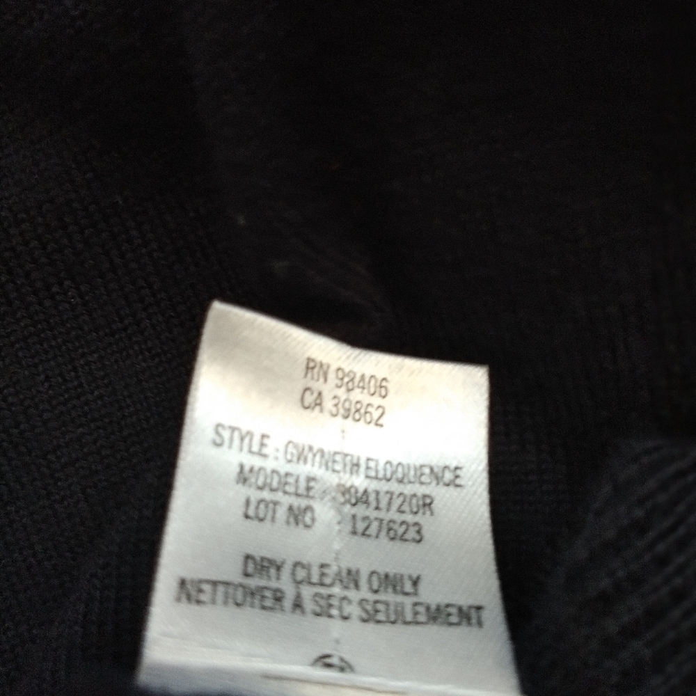 Theory Wool Cardigan Short Sleeve Button Front - Picture 4 of 7